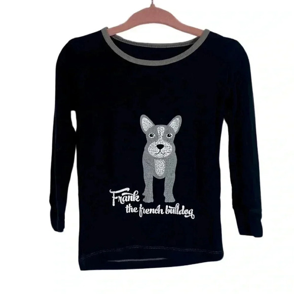 Lot of 2: Kickee Pants Frank the French Bulldog & Beep Beep Car L/S Pajama tops - Picture 2 of 9